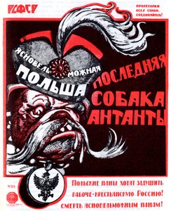 Polska - ostatni pies plakatu Ententy, 1920