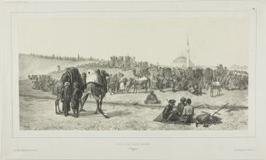 Ali-Pacha Meiden, Smyrna autorstwa Denis Auguste Marie Raffet