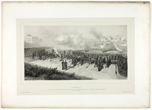 Bateria nr 10, z Souvenirs of Italy: Rome Expedition autorstwa Denis Auguste Marie Raffet
