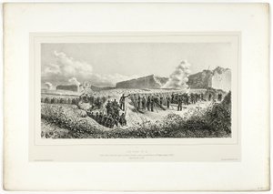Bateria nr 14, z Souvenirs of Italy: Rome Expedition autorstwa Denis Auguste Marie Raffet