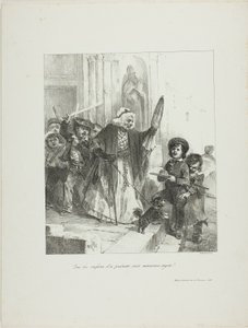 Dzieci w dzisiejszych czasach są bardzo złe! autorstwa Denis Auguste Marie Raffet