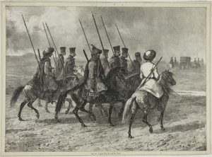 Eskorta kozacka do granicy Kubania, Taman (Rosja Środkowa), 11 października 1837