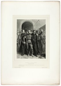 Nabożeństwo duchowieństwa katolickiego w Rzymie, 30 kwietnia 1849, z Souvenirs d’Italie: Expédition de Rome autorstwa Denis Auguste Marie Raffet