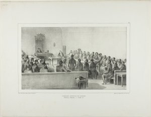 Walne Zgromadzenie Boyardów, Bukareszt, Wołoszczyzna, 15 lipca 1837 r. autorstwa Denis Auguste Marie Raffet