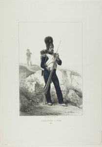 Grenadier pieszy, Elba autorstwa Denis Auguste Marie Raffet