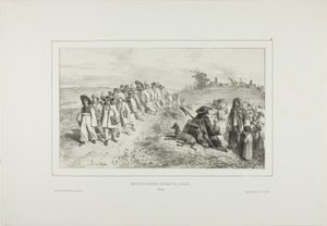 Węgierskie dzieci idące do szkoły autorstwa Denis Auguste Marie Raffet
