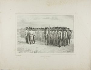 Piechota węgierska, Presbourg, 2 lipca 1837 r. autorstwa Denis Auguste Marie Raffet