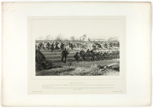 Zasadzka lekkiej piechoty, z Memories of Italy: Rome Expedition autorstwa Denis Auguste Marie Raffet