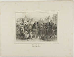 Niech żyją żołnierze! autorstwa Denis Auguste Marie Raffet