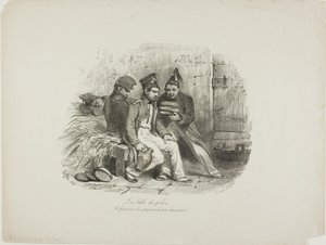 Więzienie wojskowe autorstwa Denis Auguste Marie Raffet