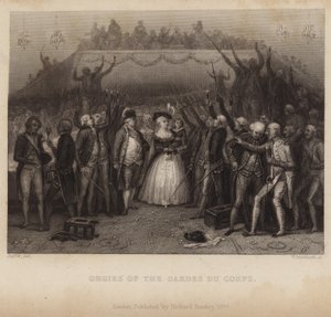 Orgie Gardes du Corps autorstwa Denis Auguste Marie Raffet