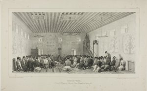 Modlący się Tatarzy, Istrimdjami-Kara-sou-Bazar, Krym, 19 października 1837 r. autorstwa Denis Auguste Marie Raffet