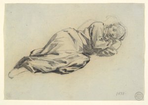Leżąca figura autorstwa Denis Auguste Marie Raffet