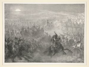 Nocny przegląd autorstwa Denis Auguste Marie Raffet