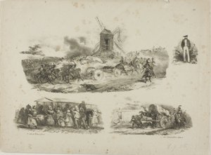 Arkusz szkiców autorstwa Denis Auguste Marie Raffet