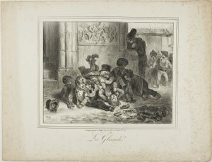 The Slide autorstwa Denis Auguste Marie Raffet