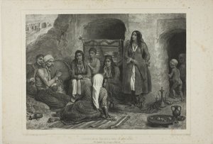 Tsiganes Mountain Dwelling autorstwa Denis Auguste Marie Raffet