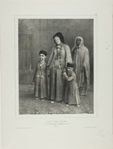 Młoda Karaimka, Tchioufout-Galech w pobliżu Baghtcheh-Saraï, Krym autorstwa Denis Auguste Marie Raffet