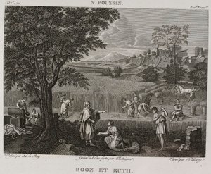 Denis-Sébastien Leroy, Antoine-Claude-François Villerey i Chataigner - Booz i Ruth, według Nicolasa Poussina - 1802-1815