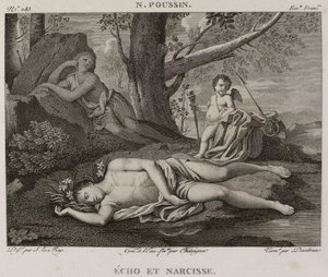 Denis-Sébastien Leroy, Chataigner i Dambrun - Echo i Narcyz, według Nicolasa Poussina - 1802-1815