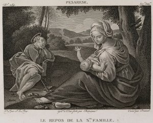 Denis-Sébastien Leroy, Chataigner i Dennel - Reszta Świętej Rodziny, według Il Pesarese - 1802-1815