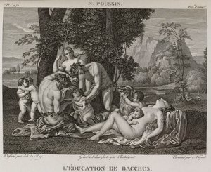 Denis-Sébastien Leroy, Chataigner i Niquet - Edukacja Bachusa, według Nicolasa Poussina - 1802-1815