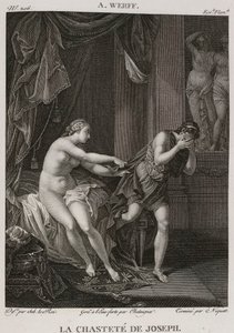 Denis-Sébastien Leroy, Chataigner i Niquet - Czystość Józefa, według Adriaena van der Werffa - 1802-1815 autorstwa Denis Sebastien Leroy