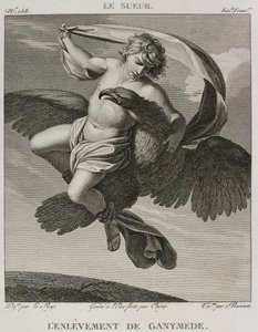 Denis-Sébastien Leroy, Coiny i Bovinet - Uprowadzenie Ganimedesa, według Eustache Le Sueur - 1802-1815 autorstwa Denis Sebastien Leroy