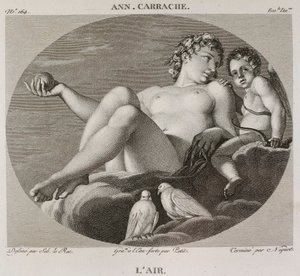 Denis-Sébastien Leroy, Petit i Niquet - Powietrze, według Annibale Carrache - 1802-1815 autorstwa Denis Sebastien Leroy