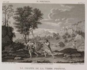 Denis-Sébastien Leroy, Saulx i Bovinet - Winogrono Ziemi Obiecanej, według Nicolasa Poussina - 1802-1815 autorstwa Denis Sebastien Leroy