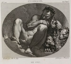 Denis-Sébastien Leroy et Boutrois - Ogień, według Annibale Carrache - 1802-1815