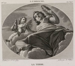Denis-Sébastien Leroy et Le Villain - Ziemia, według Ludovica Carracciego - 1802-1815 autorstwa Denis Sebastien Leroy