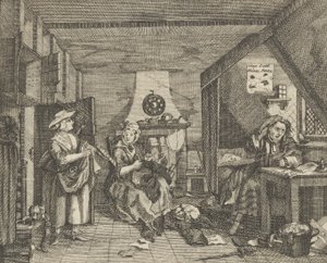 Poeta w trudnej sytuacji, ca. 1800.