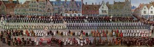 Ommegang w Brukseli 31 maja 1615: Procesja Notre Dame de Sablon