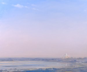 Taj Mahal z Agra Fort autorstwa Derek Hare