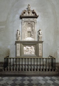 Marmurowe Tabernakulum autorstwa Desiderio da Settignano (ok. 1430-1464) (Ołtarz Sakramentu, marmurowe tabernakulum) 1461 Florencja, kościół San Lorenzo (kościół św. Wawrzyńca) Włochy