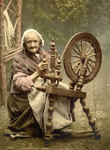 Irlandzkie koło hrabstwa Galway, 1890 r autorstwa Detroit Photographic Co.