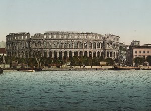 Arena del Mare, Pola, ok. 1900 (odbitka fotomechaniczna) autorstwa Detroit Publishing Co.