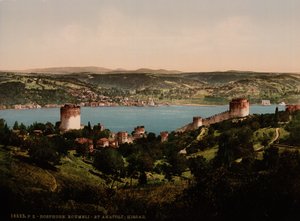Bosfor, Rumeli i Anadali-Hissar, ok. 1890-1900 (odbitka fotochromowa) autorstwa Detroit Publishing Co.