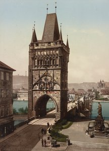 Wieża Mostu Starego Miasta, Praga, 1905 autorstwa Detroit Publishing Co.