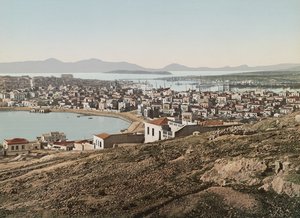 Port w Pireusie, 1905 autorstwa Detroit Publishing Co.
