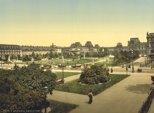 Luwr, Paryż, ok. 1890-1900 autorstwa Detroit Publishing Co.