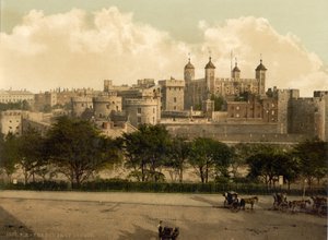Tower of London, ok. 1890-1900 autorstwa Detroit Publishing Co.