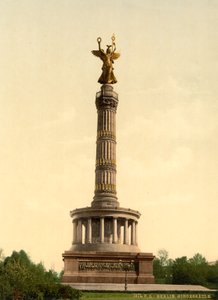 Kolumna Triumfalna, Berlin, Niemcy, ok. 1900 autorstwa Detroit Publishing Co.