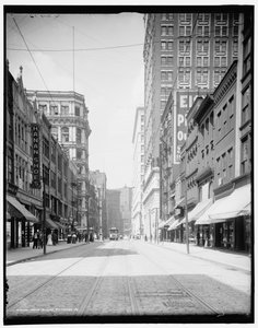 Wood Street, Pittsburgh, Pa. autorstwa Detroit Publishing Co.