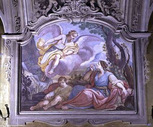 Hagar i Ismael na pustyni, z refektarza autorstwa Diacinto Fabbroni