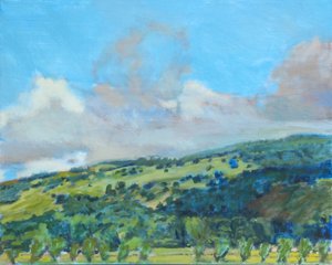 Calif Hills, 2006 (pastel na papierze)