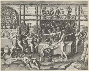 Uczta weselna Amora i Psyche (część środkowa)
