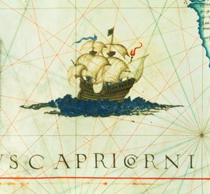 Dodaj 5415A f.11 Galleon w pełnym żaglu, szczegół z „Opus Geographicum”