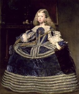 Infantka Małgorzata Teresa w niebieskiej sukience autorstwa Diego Velázquez